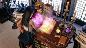 Lust Academy magic study room screenshot